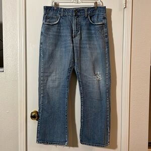 Flypaper Men’s Distressed Bootcut Jeans 34x30